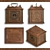 Vintage Steampunk Clock 3D model small image 2