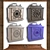 Vintage Steampunk Clock 3D model small image 3