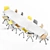 Arper Catifa 53 Trestle Chair & Meety Plastic Table Set 3D model small image 4