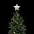 Elegant Christmas Tree Set with Decorations 3D model small image 4