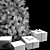 Elegant Christmas Tree Set with Decorations 3D model small image 5