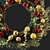 Festive Christmas Wreath: Elegant Holiday Decor 3D model small image 2