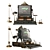 Steampunk Computer: Polys: 209,894, XForm, Box Trick, 150 Model Parts 3D model small image 2