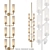 Elegant Liaison Sconce 3D model small image 1