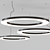 Sattler Anello Pendant Light: Sleek German Design 3D model small image 2