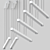 Sleek Talo LED Suspension 3D model small image 2