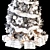Title: Festive Christmas Tree with Decorative Flowers and Ornaments 3D model small image 3