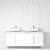 AP Elegant 3-Piece Bathroom Set 3D model small image 6