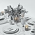 Elegant Dark Tableware Set 3D model small image 1