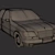 Classic Mercedes w140 - 3D Model 3D model small image 2