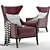Elegant Caracole Chair - Boundless Comfort 3D model small image 1