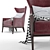 Elegant Caracole Chair - Boundless Comfort 3D model small image 4