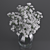 Whimsical Gypsophila Jar Bouquet 3D model small image 4