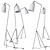 Dynamic Danish Design: Gräshoppa Andorra Red 3D model small image 2