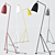 Dynamic Danish Design: Gräshoppa Andorra Red 3D model small image 4