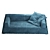 Hard Soft Slim Sofa: The Perfect Blend of Comfort and Style! 3D model small image 4
