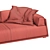 Hard Soft Slim Sofa: The Perfect Blend of Comfort and Style! 3D model small image 5