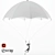 Parachute Sculptural Handmade Metal Lamp 3D model small image 1
