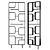 Contemporary Solid Wood Claustra 3D model small image 3