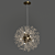 Elegant Crystal Chandelier 3D model small image 2