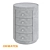 Modern Bedside Curbstone: Verda Classic 3D model small image 1