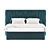 Title: Elegance Redefined: OM. EVITA Bed 3D model small image 2