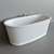 Luxury Bathing Bliss: Holiday Bathtub & Royal 5-Hole Mixer 3D model small image 4