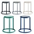 Sleek Champ Stool: Modern Design 3D model small image 1
