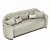 Elegant Frato Milos Sofa 3D model small image 4