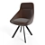 Modern Upholstered Byron Chair 3D model small image 1