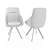 Modern Upholstered Byron Chair 3D model small image 3