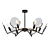 Elegant Roxana Ceiling Chandelier 3D model small image 1