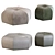 Luxury Italian Pouf: Kingsley 3D model small image 1