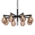 Soul Modern Luxury 3: Stylish Brass and Glass Pendant Light 3D model small image 1