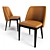Elegant Ingrid Dining Chair 3D model small image 1