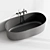Sleek Arc Bathroom Fixture 3D model small image 3