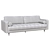 Versatile 3-Seater Sofa: Customizable & Lowpoly 3D model small image 5