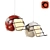 Industrial Sport Helmet Pendant 3D model small image 1