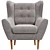 Liverpool Comfort Armchair | Modern Design 3D model small image 2
