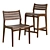 Reynolds Chair & Counter Stool Set 3D model small image 1