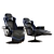 RESPAWN RSP 900 BLUE: Ultimate Gaming Recliner 3D model small image 1