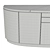 Modern Luxury Keope Cabinet: Italian Design Excellence 3D model small image 5