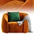 Contemporary Baloo Armchair - Myhome Collection 3D model small image 2