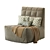 ErgoCozy Nano Lounge Chair 3D model small image 2