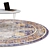 Elegant Circle Rugs | No. 104 3D model small image 2