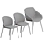 Modern Princeton Chair: Sleek Design, BoConcept 3D model small image 2