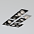 Sleek Mawa LED Downlights 3D model small image 5