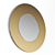 Elegant Porada Glass Mirror 3D model small image 2