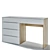 Modern Vanity Table with Storage Drawers 3D model small image 2