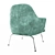 Chic Chloe Armchair - Elegant Comfort 3D model small image 4